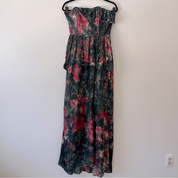 Anthropologie Dresses & Skirts - Anthropologie Loretta Jane Strapless Silk Gown 6